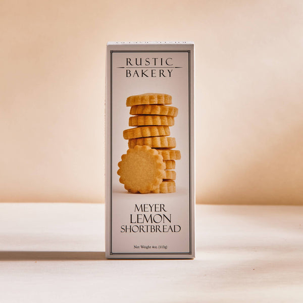 Rustic Bakery - Shortbread Cookies - Meyer Lemon Shortbread Box
