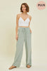 Heyson - EP1074P MINERAL WASHED WIDE LEG PANTS