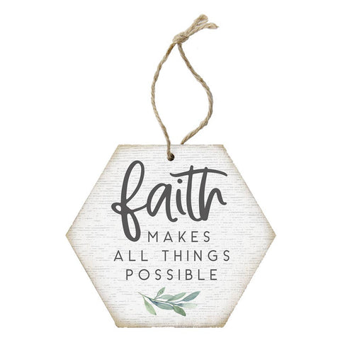 Faith Possible  - Honeycomb Ornaments