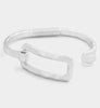 Lily Hammered rectangle Bracelet