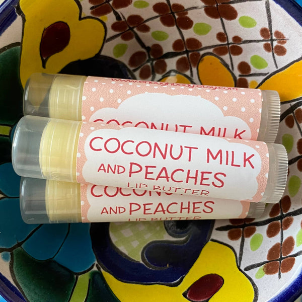Lip Balm - coconut milk and peaches
