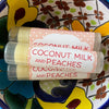 Lip Balm - coconut milk and peaches