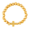 Faithworks by Creative Brands - Wood Bead Bracelet - Natural