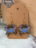 Blue Crab wood Earrings - Worcester Technical School