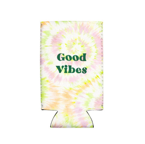Slim Drink Koozie- Good Vibes
